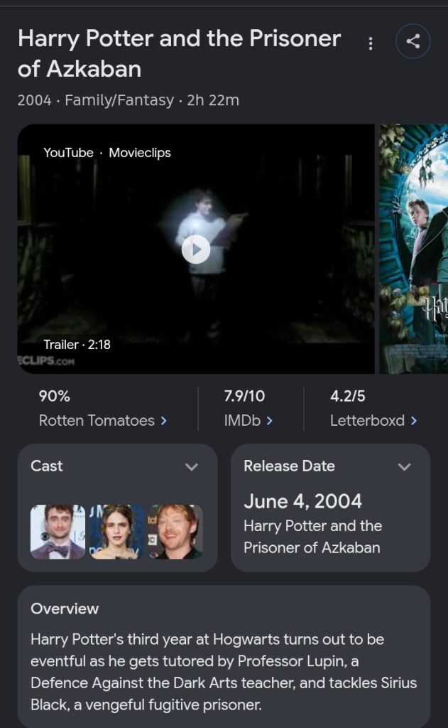 Harry Potter and the Prisoner of Azkaban Plot